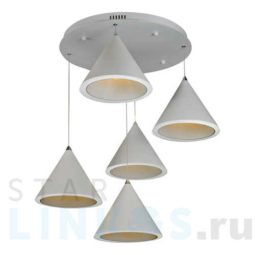 Купить Подвесная светодиодная люстра iLedex WL8858-5 WH за 39 890 руб. в Туле Купить с доставкой Подвесная светодиодная люстра iLedex WL8858-5 WH в Туле