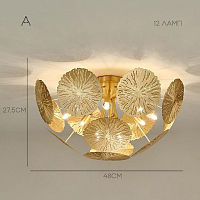 Купить Потолочная люстра Imperium Loft Inca 203835-26 в Туле