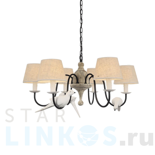 Купить Подвесная люстра Favourite Birds 1594-6P за 40 800 руб. в Туле Купить с доставкой Подвесная люстра Favourite Birds 1594-6P в Туле