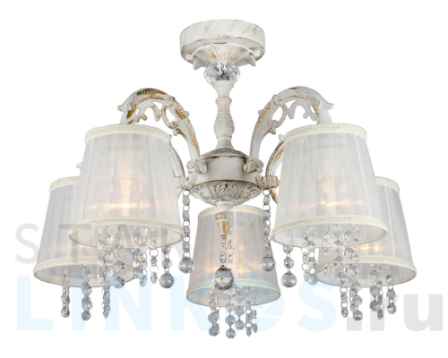 Купить Потолочная люстра Omnilux OML-30007-05 за 12 910 руб. в Туле Купить с доставкой Потолочная люстра Omnilux OML-30007-05 в Туле