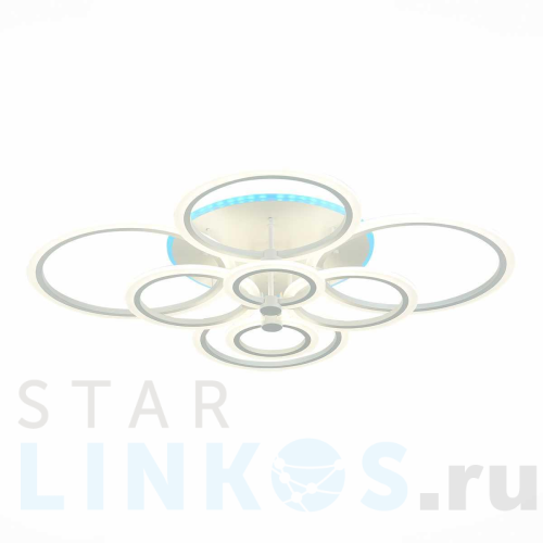 Купить Потолочная светодиодная люстра Evoluce Cerina SLE500552-08RGB за 17 000 руб. в Туле Купить с доставкой Потолочная светодиодная люстра Evoluce Cerina SLE500552-08RGB в Туле