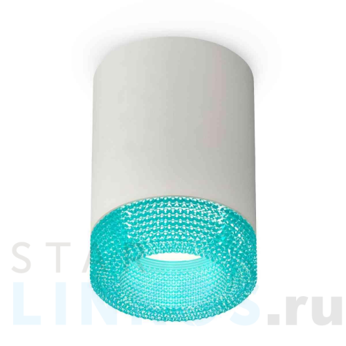 Купить с доставкой Комплект накладного светильника Ambrella light Techno Spot XS7423004 SGR/BL серый песок/голубой (C7423, N7194) в Туле