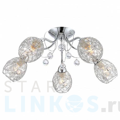 Купить Потолочная люстра Globo Kordula 56689-5 за 13 460 руб. в Туле фото 2 Купить с доставкой Потолочная люстра Globo Kordula 56689-5 в Туле фото 2