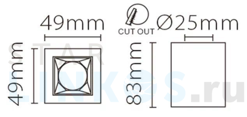 Купить Потолочный светодиодный светильник Fiberli XC002-1T 12120201 за 2 546 руб. в Туле фото 2 Купить с доставкой Потолочный светодиодный светильник Fiberli XC002-1T 12120201 в Туле фото 2