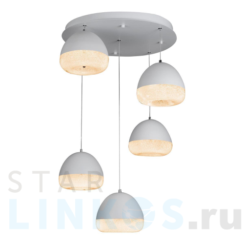 Купить с доставкой Подвесная светодиодная люстра iLedex Flake Wld8885-5Y WH в Туле