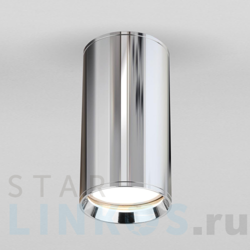 Купить Потолочный светильник Elektrostandard Rutero DLN101 GU10 хром a058289 за 806 руб. в Туле Купить с доставкой Потолочный светильник Elektrostandard Rutero DLN101 GU10 хром a058289 в Туле