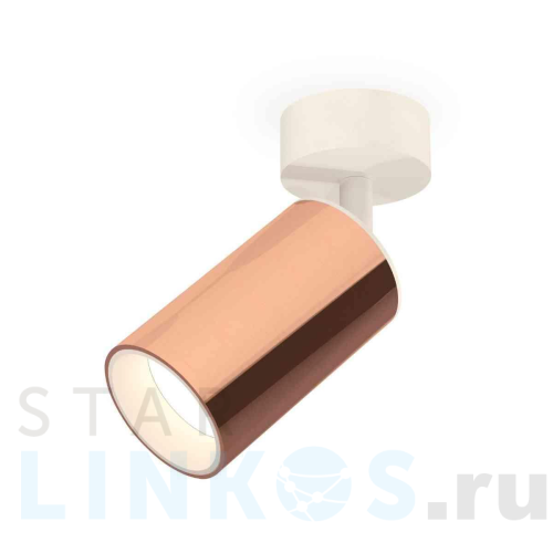 Купить с доставкой Комплект накладного светильника Ambrella light Techno Spot XM6326001 PPG/SWH золото розовое полированное/белый песок (A2202, C6326, N6110) в Туле
