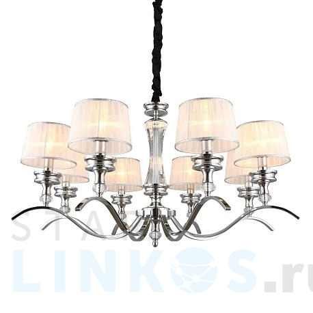 Купить Подвесная люстра Omnilux Arosio OML-88403-08 за 33 740 руб. в Туле фото 2 Купить с доставкой Подвесная люстра Omnilux Arosio OML-88403-08 в Туле фото 2