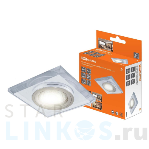 Купить с доставкой Встраиваемый светильник TDM Electric СВ 03-01 SQ0359-0043 в Туле