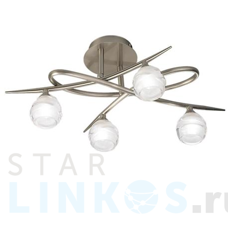 Купить Потолочная люстра Mantra Loop Satin Nickel 1813 за 38 980 руб. в Туле фото 2 Купить с доставкой Потолочная люстра Mantra Loop Satin Nickel 1813 в Туле фото 2