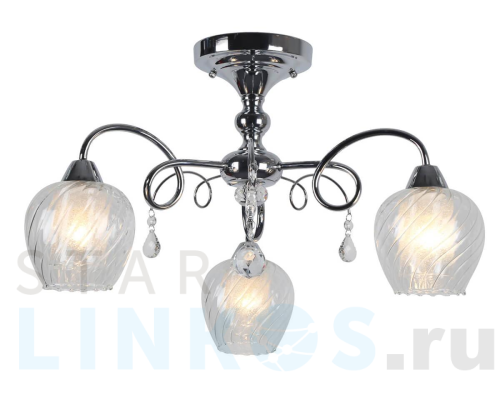Купить Потолочная люстра Omnilux Telti OML-53607-03 за 7 460 руб. в Туле Купить с доставкой Потолочная люстра Omnilux Telti OML-53607-03 в Туле
