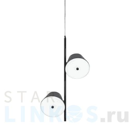 Купить Подвесной светодиодный светильник Gerhort G31107/2BK BK за 4 840 руб. в Туле Купить с доставкой Подвесной светодиодный светильник Gerhort G31107/2BK BK в Туле