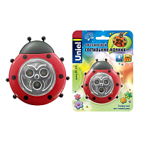 Купить Светодиодный светильник Uniel DTL-354 Божья Коровка/Red/3LED/3AAA 07717 в Туле