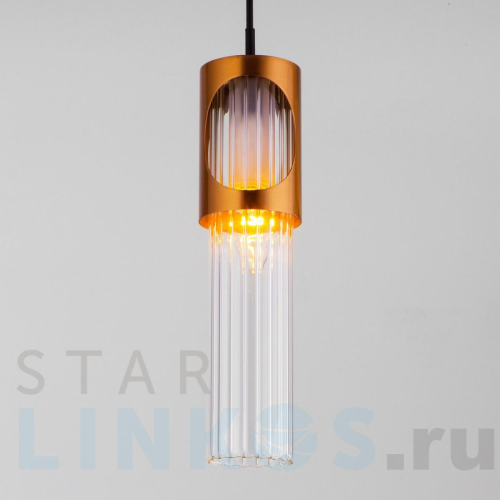 Купить Подвесной светильник Eurosvet Clip 50087/1 черный/бронза за 5 920 руб. в Туле Купить с доставкой Подвесной светильник Eurosvet Clip 50087/1 черный/бронза в Туле