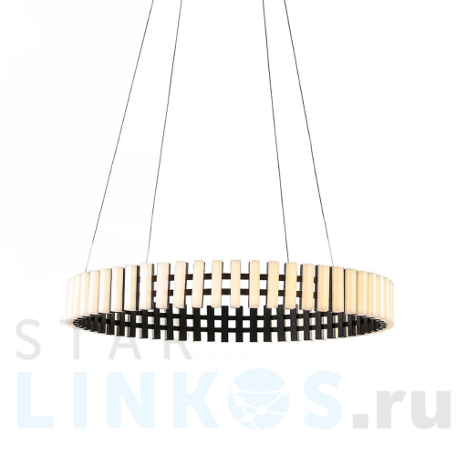 Купить Подвесная светодиодная люстра Gerhort G61348/42BK+WT за 13 000 руб. в Туле Купить с доставкой Подвесная светодиодная люстра Gerhort G61348/42BK+WT в Туле
