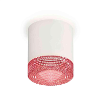 Купить Комплект накладного светильника Ambrella light Techno Spot XS7401022 SWH/PI белый песок/розовый (C7401, N7193) в Туле