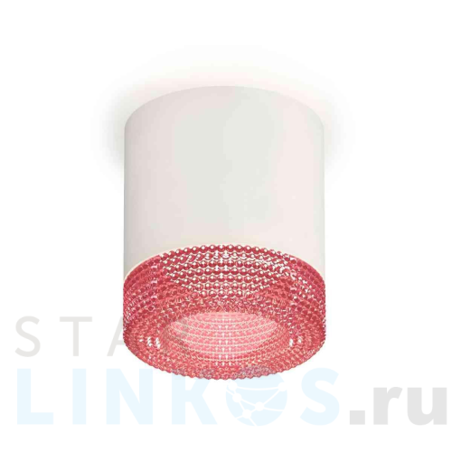 Купить с доставкой Комплект накладного светильника Ambrella light Techno Spot XS7401022 SWH/PI белый песок/розовый (C7401, N7193) в Туле