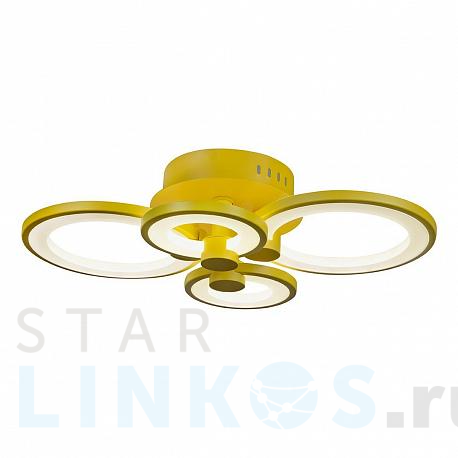 Купить Потолочная светодиодная люстра iLedex Ring A001/4 Yellow за 21 190 руб. в Туле фото 2 Купить с доставкой Потолочная светодиодная люстра iLedex Ring A001/4 Yellow в Туле фото 2