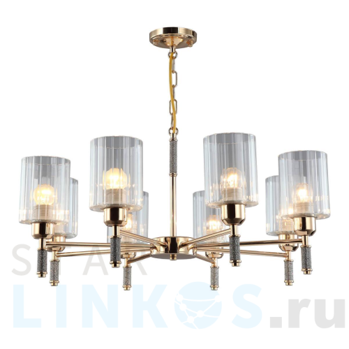 Купить Подвесная люстра Omnilux Dronero OML-66513-08 за 15 880 руб. в Туле Купить с доставкой Подвесная люстра Omnilux Dronero OML-66513-08 в Туле