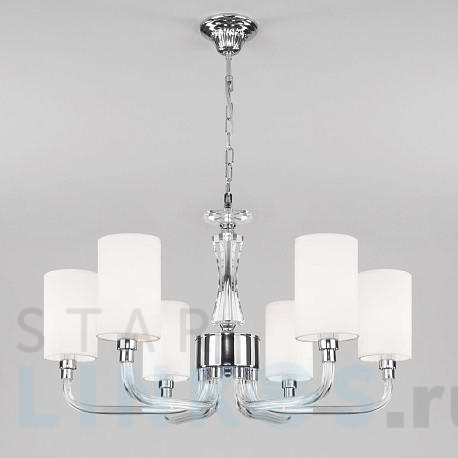 Купить Подвесная люстра Eurosvet Catania 60120/6 хром Smart за 27 500 руб. в Туле фото 2 Купить с доставкой Подвесная люстра Eurosvet Catania 60120/6 хром Smart в Туле фото 2