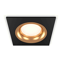 Купить Комплект встраиваемого светильника Ambrella light Techno Spot XC7632005 SBK/PYG черный песок/золото желтое полированное (C7632, N7014) в Туле