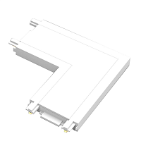Купить Соединитель L-образный для магнитного шинопровода IMEX UT25 IL.0007.3001 WH в Туле