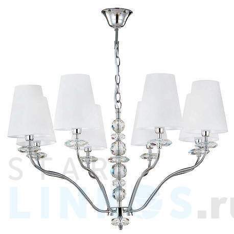 Купить Подвесная люстра Crystal Lux ARMANDO SP8 CHROME за 18 900 руб. в Туле фото 2 Купить с доставкой Подвесная люстра Crystal Lux ARMANDO SP8 CHROME в Туле фото 2