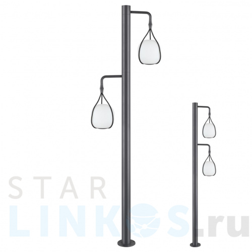 Купить Садово-парковый светодиодный светильник Novotech Street Roca 358583 за 39 000 руб. в Туле Купить с доставкой Садово-парковый светодиодный светильник Novotech Street Roca 358583 в Туле