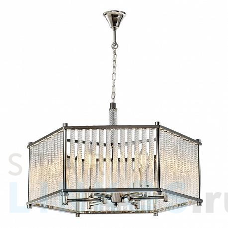 Купить Подвесная люстра iLamp Rich P9509-6 NIC за 50 990 руб. в Туле фото 2 Купить с доставкой Подвесная люстра iLamp Rich P9509-6 NIC в Туле фото 2