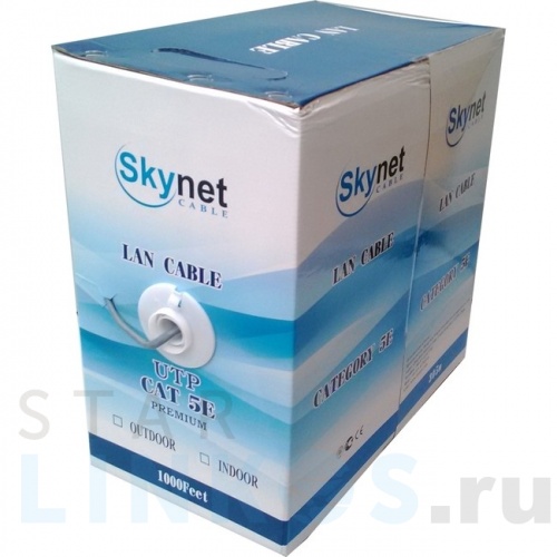Купить Кабель для компьютерных сетей Skynet UTP4-CAT5e (24 AWG) Light, медный, внутренний, серый, 305 м за 28 руб. в Туле Купить с доставкой Кабель для компьютерных сетей Skynet UTP4-CAT5e (24 AWG) Light, медный, внутренний, серый, 305 м в Туле
