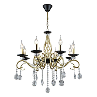 Купить Подвесная люстра Seven Fires Elek WD3596/8H-GD-BK-CL в Туле