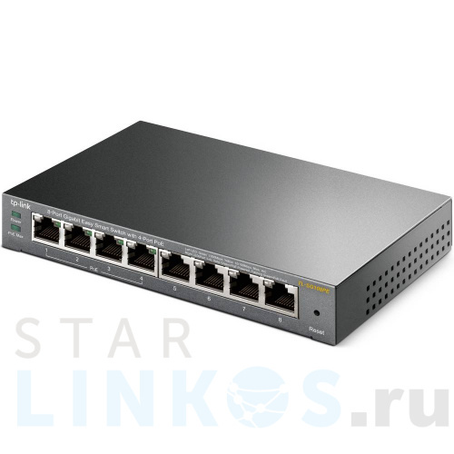 Купить с доставкой Управляемый Smart PoE-коммутатор TP-Link TL-SG108PE Gigabit Ethernet в Туле фото 4