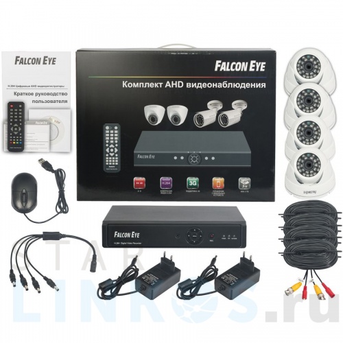 Купить Комплект видеонаблюдения 4-х канальный FE-104AHD-KIT ДОМ за 10 000 руб. в Туле Купить с доставкой Комплект видеонаблюдения 4-х канальный FE-104AHD-KIT ДОМ в Туле