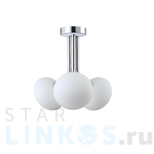 Купить Подвесной светильник Crystal Lux ALICIA SP3 CHROME/WHITE за 3 900 руб. в Туле Купить с доставкой Подвесной светильник Crystal Lux ALICIA SP3 CHROME/WHITE в Туле