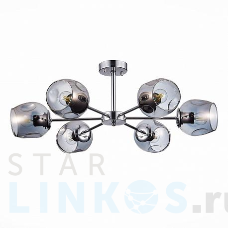 Купить Потолочная люстра Evoluce Pallo SLE155402-06 за 13 410 руб. в Туле фото 2 Купить с доставкой Потолочная люстра Evoluce Pallo SLE155402-06 в Туле фото 2