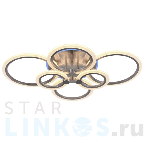 Купить Потолочная светодиодная люстра Profit Light 8076/6 NKL за 8 364 руб. в Туле Купить с доставкой Потолочная светодиодная люстра Profit Light 8076/6 NKL в Туле