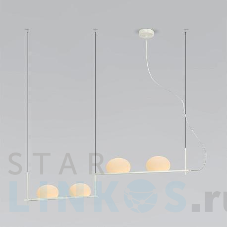 Купить Подвесной светильник Eurosvet Stair 70145/4 белый за 16 900 руб. в Туле фото 2 Купить с доставкой Подвесной светильник Eurosvet Stair 70145/4 белый в Туле фото 2