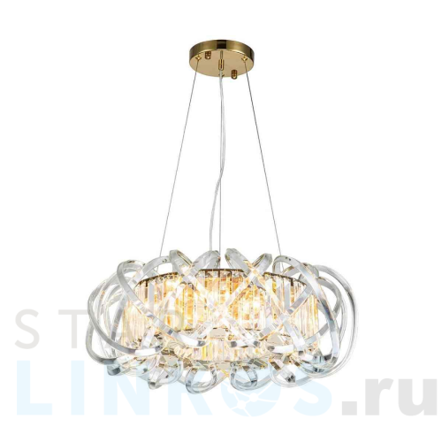 Купить с доставкой Подвесная люстра Indigo BRACCIA 12007/6P Gold V000398 в Туле