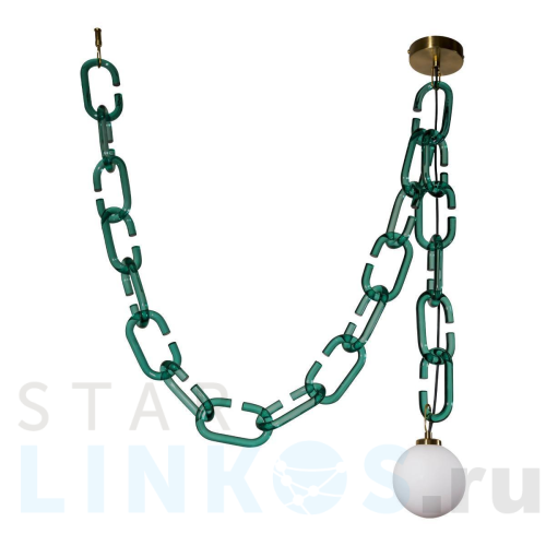 Купить Подвесной светильник Loft IT Chain 10128C Green за 17 140 руб. в Туле Купить с доставкой Подвесной светильник Loft IT Chain 10128C Green в Туле