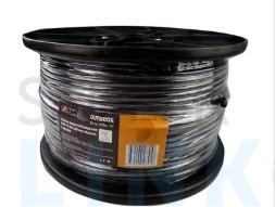 Купить Кабель видеонаблюдения КВК-П-2 2х0,5мм, 200м, черный CADENA за 34.50 руб. в Туле Купить с доставкой Кабель видеонаблюдения КВК-П-2 2х0,5мм, 200м, черный CADENA в Туле