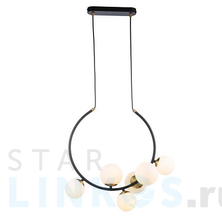 Купить Подвесная люстра Indigo Nuvole 11002/6P Black V000088 за 15 250 руб. в Туле фото 2 Купить с доставкой Подвесная люстра Indigo Nuvole 11002/6P Black V000088 в Туле фото 2