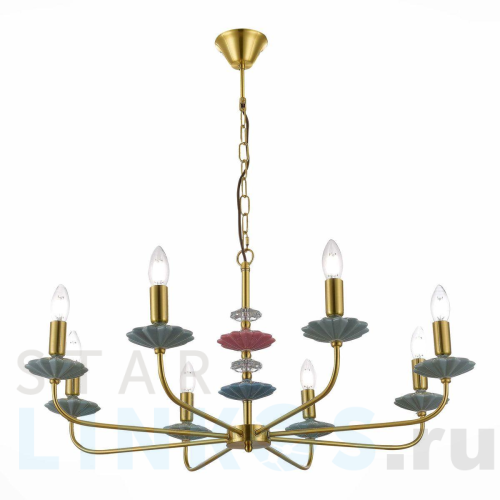 Купить Подвесная люстра Evoluce Attic SLE1117-203-08 за 17 880 руб. в Туле Купить с доставкой Подвесная люстра Evoluce Attic SLE1117-203-08 в Туле