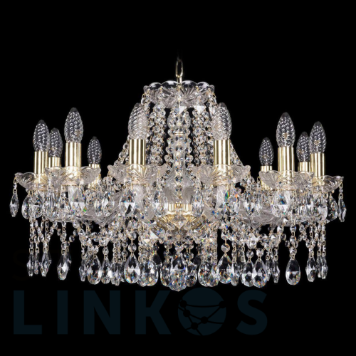 Купить Подвесная люстра Bohemia Ivele 1413/12/220 G за 57 278 руб. в Туле Купить с доставкой Подвесная люстра Bohemia Ivele 1413/12/220 G в Туле