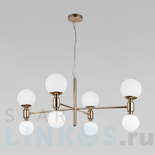 Купить Подвесная люстра Eurosvet Bubble 30182/8 золото за 31 400 руб. в Туле Купить с доставкой Подвесная люстра Eurosvet Bubble 30182/8 золото в Туле
