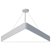 Купить Подвесной светодиодный cветильник Geometria ЭРА Delta SPO-152-W-40K-048 48Вт 4000К белый Б0050576 в Туле