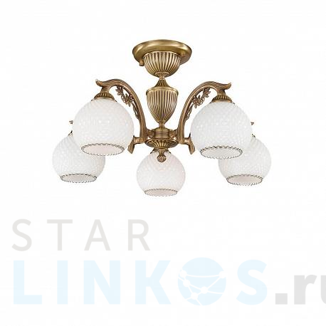 Купить Потолочная люстра Reccagni Angelo PL.8620/5 за 63 423 руб. в Туле фото 2 Купить с доставкой Потолочная люстра Reccagni Angelo PL.8620/5 в Туле фото 2
