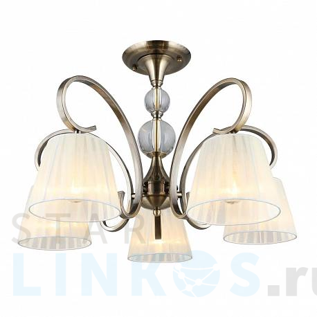 Купить Потолочная люстра Omnilux Laveno OML-56103-05 за 11 520 руб. в Туле фото 2 Купить с доставкой Потолочная люстра Omnilux Laveno OML-56103-05 в Туле фото 2