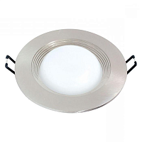 Купить Встраиваемый светодиодный светильник Horoz 6W 6000К хром 016-017-0006 HRZ00000289 в Туле