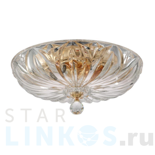 Купить с доставкой Потолочный светильник Crystal Lux Denis D400 gold в Туле