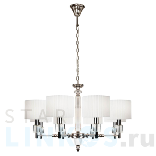Купить с доставкой Подвесная люстра iLamp Alexa P2404-8 Nickel в Туле